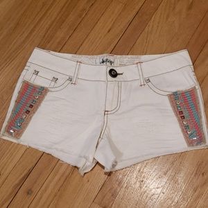 White daytrip shorts